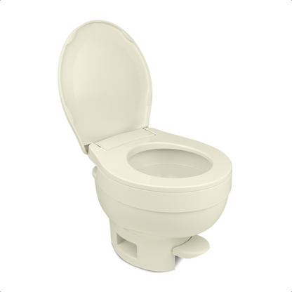 Thetford | Aqua-Magic VI Low RV Toilet with Foot Flush | 31834 | Parchment