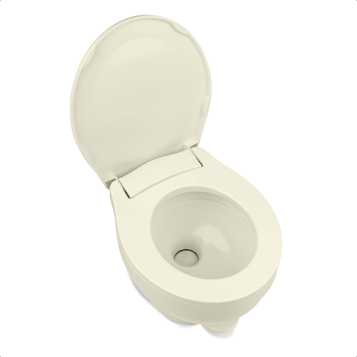 Thetford | Aqua-Magic VI Low RV Toilet with Foot Flush | 31834 | Parchment