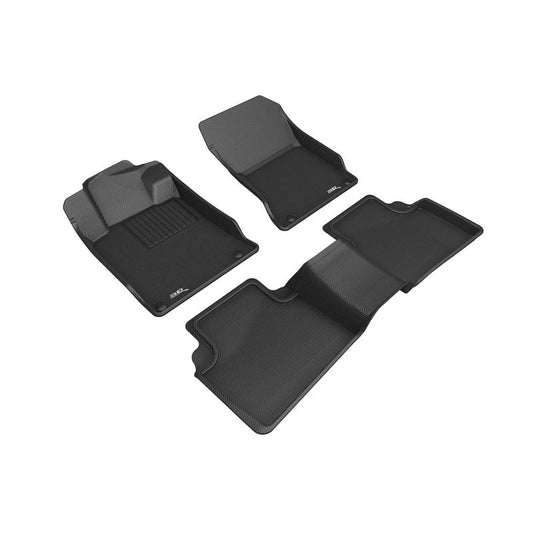 3D MAXpider KAGU 1st & 2nd Row Floormats - Black | 19-21 Nissan Altima (L1NS11401509)