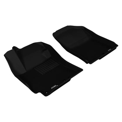 3D MAXpider KAGU 1st Row Floormat - Black | 2012-2017 Hyundai Accent (L1HY02211509)