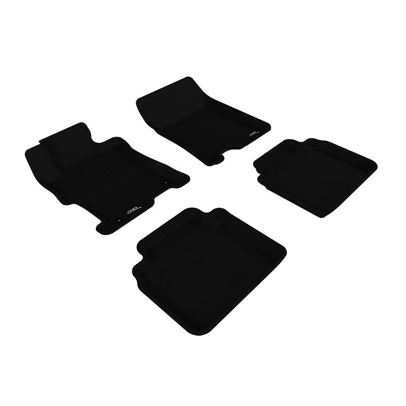 3D MAXpider KAGU 1st & 2nd Row Floormats - Black | 2008-2012 Honda Accord (L1HD00801509)