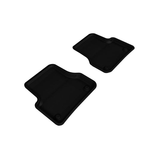 3D MAXpider KAGU 2nd Row Floormats - Black | 2012-2018 Audi A6/A7/S6/S7/RS7 (L1AD02221509)