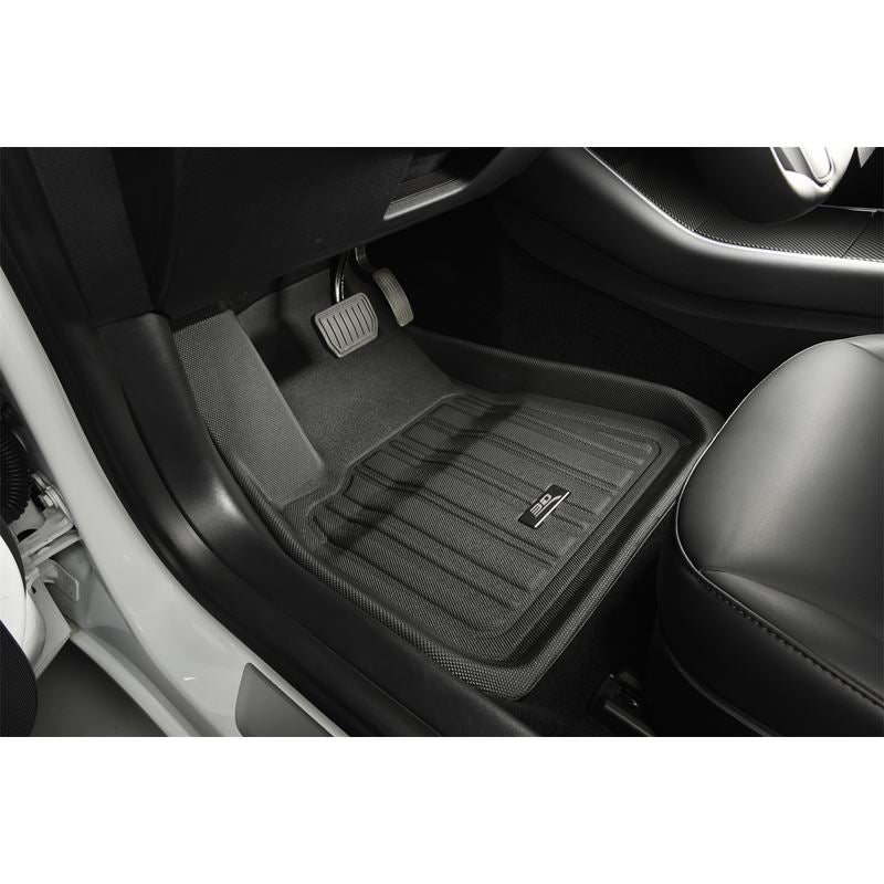 3D MAXpider ELITECT 1st & 2nd Row Floormats - Black | 21-23 Polestar 2 (E1PS00001809)
