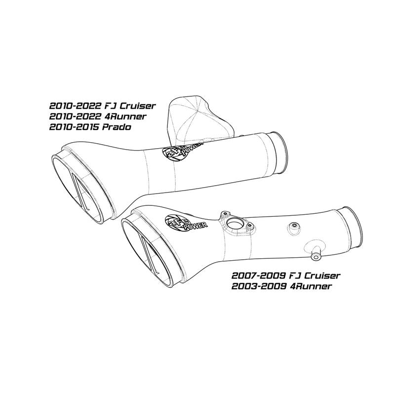 aFe Power Cold Air Intake System for 2003-2009 Toyota 4Runner(50-70095R)
