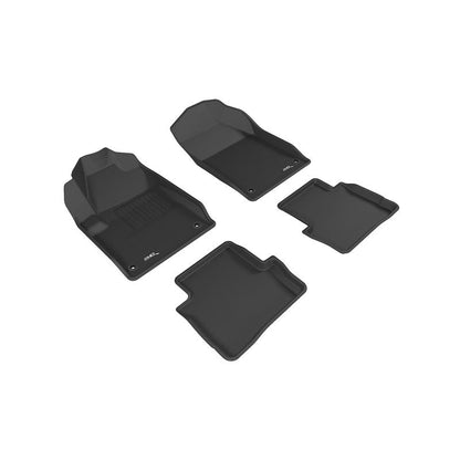 3D MAXpider KAGU 1st & 2nd Row Floormats - Black | 2013-2017 Dodge Dart (L1DG02301509)