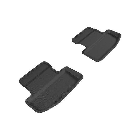 3D MAXpider KAGU 2nd Row Floormats - Black | 2015-2020 Ford Mustang (L1FR08521509)