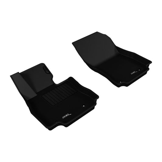 3D MAXpider KAGU 1st Row Floormat - Black | 2016-2020 Toyota/Scion Yaris/Yaris Ia/Ia (L1MZ04811509)