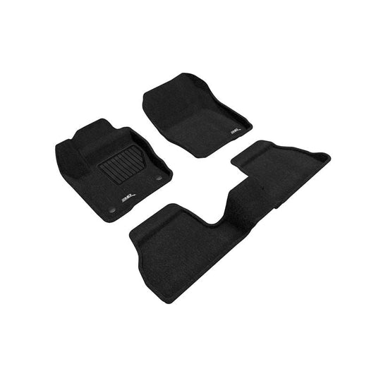 3D MAXpider ELEGANT Floor Mat- Black 1St Row 2Nd Row | 12-18 Ford Focus (L1FR02904709)