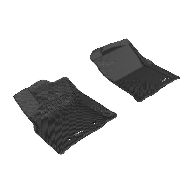 3D MAXpider KAGU 1st Row Floormat - Black | 2016-2017 Toyota Tacoma Access Cab/Double Cab (L1TY19211509)