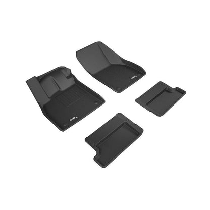 3D MAXpider KAGU 1st & 2nd Row Floormats - Black | 2016-2020 Audi Tt (L1AD04601509)