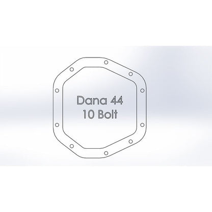 aFe Street Series Dana 44 Differential Cover Raw w/ Machined Fins (46-71110A)