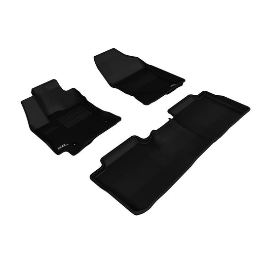 3D MAXpider KAGU 1st & 2nd Row Floormats - Black | 2014-2019 Toyota Corolla (L1TY13701509)