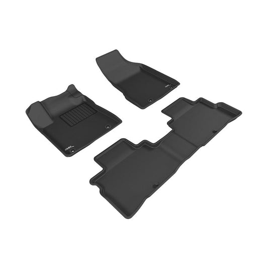 3D MAXpider KAGU 1st & 2nd Row Floormats - Black | 2015-2018 Nissan Murano (L1NS08301509)