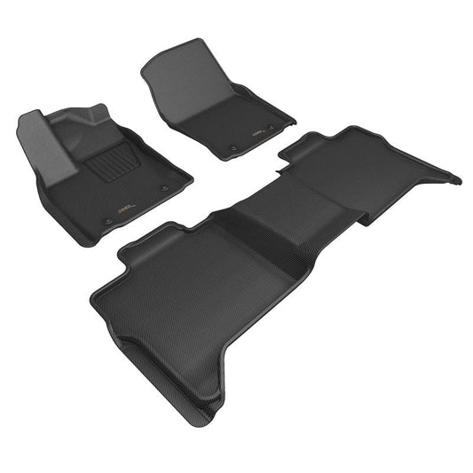 3D MAXpider KAGU 1st & 2nd Row Floor Liner - Black | 2022+ Toyota Tundra Crew Max (L1TY28801509)