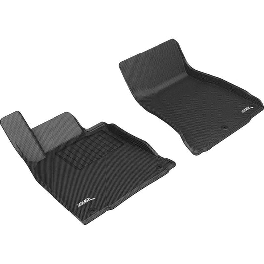 3D MAXpider KAGU 1st Row Floormat - Black | 2019-2023 Genesis G70 RWD (L1GS00511509)