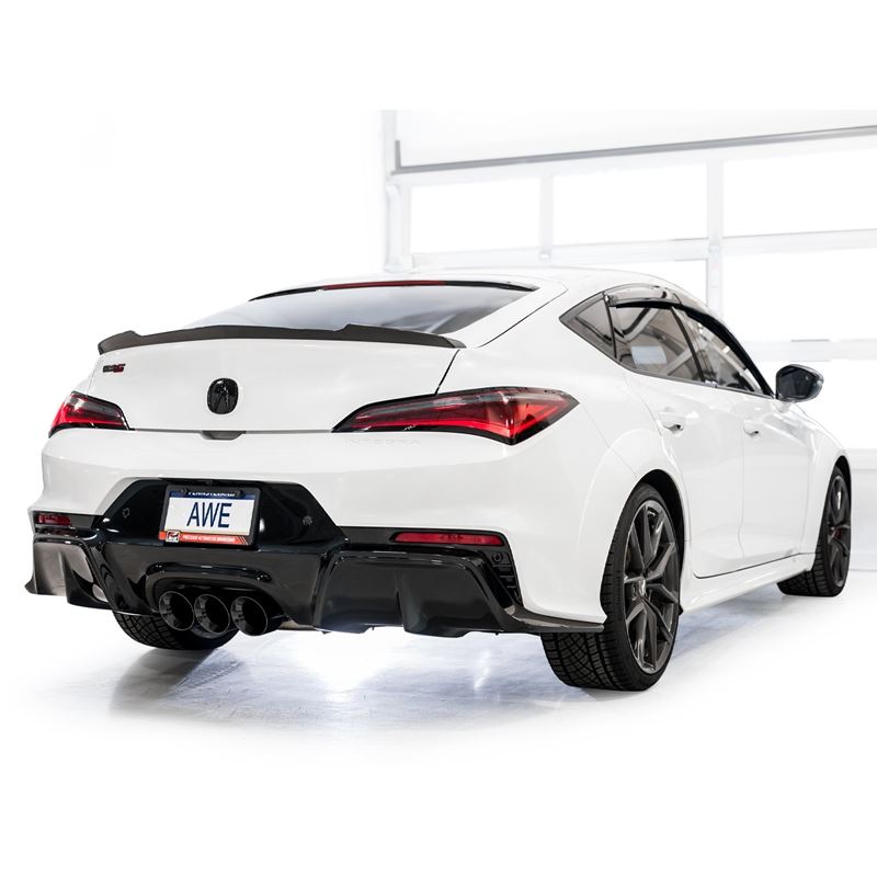 AWE Tuning Touring Edition Exhaust w/ Triple Diamond Black Tips for 2024 Acura Integra Type S DE5 FWD (3015-53335)