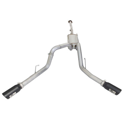 aFe MACH Force-Xp 3 IN 409 Stainless Steel Cat-Back Exhaust System w/Black Tip (49-43070-B)