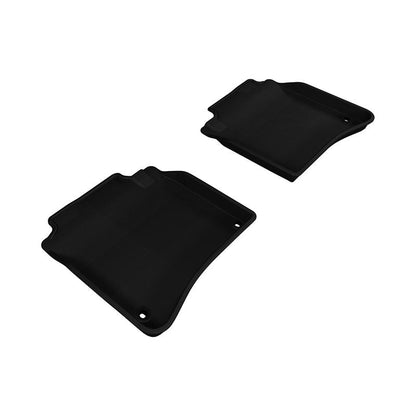 3D MAXpider KAGU 2nd Row Floormats - Black | 2014-2019 Mercedes-Benz S-Class W222 (L1MB04621509)