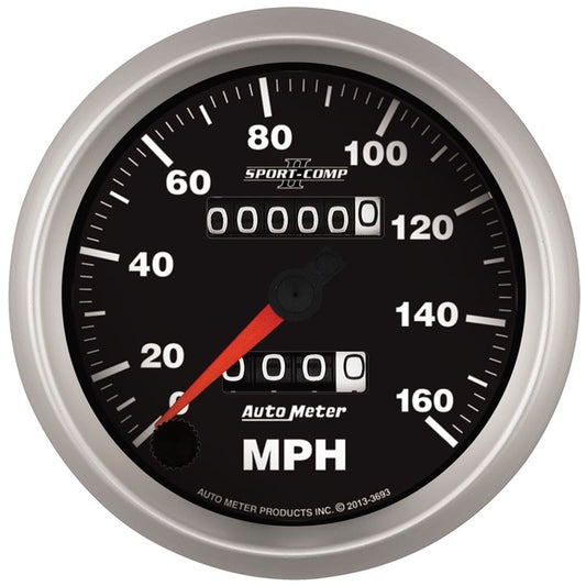 AutoMeter Sport-Comp II 3-3/8in 160MPH Mechanical Speedometer (3693)