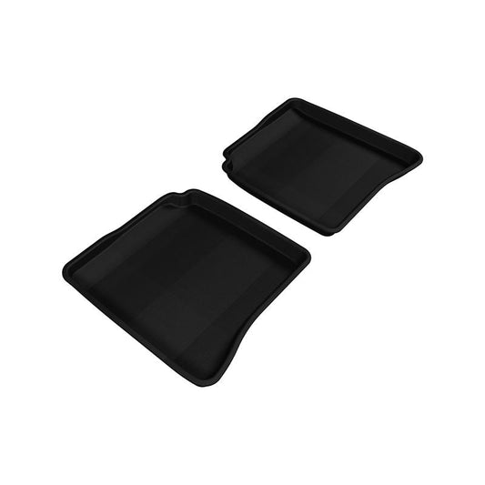 3D MAXpider KAGU 2nd Row Floormats - Black | 2007-2013 Mercedes-Benz S-Class W221 (L1MB00621509)