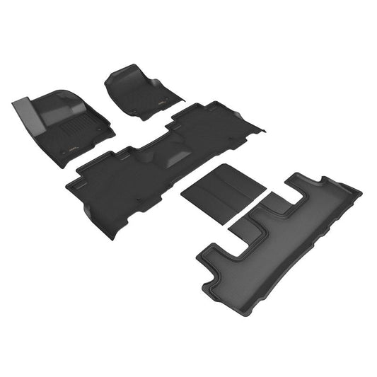 3D MAXpider KAGU Floor Mat- Black R1 R2 R3 | 18-23 Ford Expedition Max (L1FR14801509)