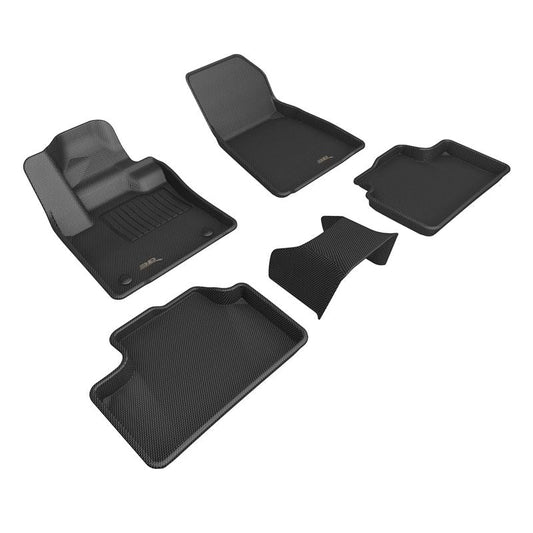 3D MAXpider KAGU Floor Mat- Black R1 R2 R3 | 2023+ Volvo C40 Recharge (L1VV04501509)