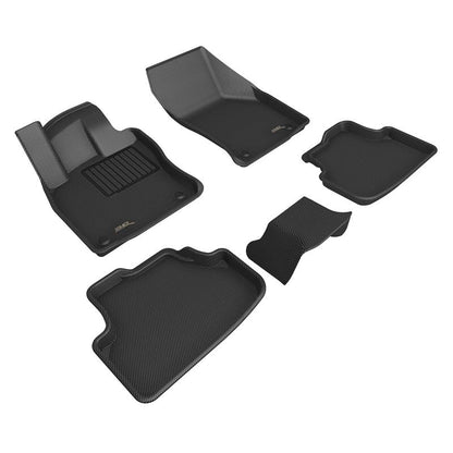 3D MAXpider KAGU Floor Mat- Black R1 R2 | 21-23 Volkswagen Golf Gti/Golf R (L1VW12201509)