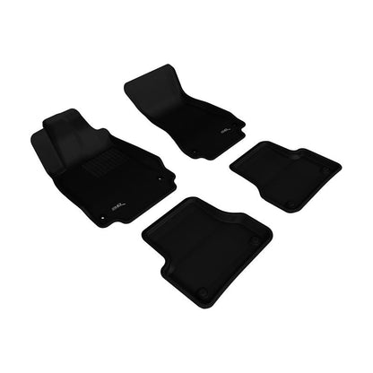 3D MAXpider KAGU 1st & 2nd Row Floormats - Black | 2012-2018 Audi A6/S6 (L1AD02201509)