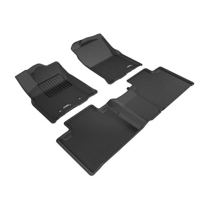 3D MAXpider KAGU 1st & 2nd Row Floormats - Black | 2016-2017 Toyota Tacoma Access Cab (L1TY23101509)