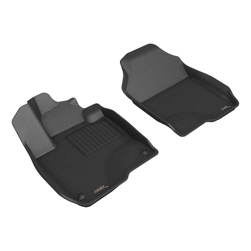 3D MAXpider KAGU 1st Row Floormat - Black | 2023-2024 Honda HRV (L1HD13111509)