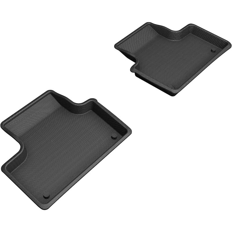 3D MAXpider KAGU 2nd Row Floormats - Black | 18-21 Volvo XC60 T8 Twin Engine (L1VV02721509)