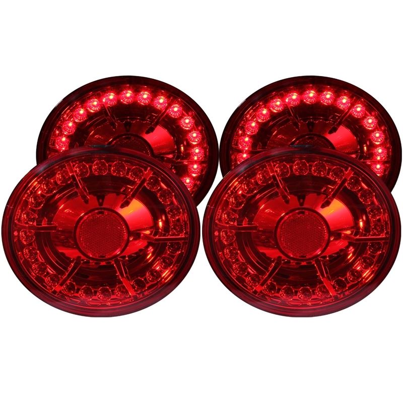ANZO LED Taillight Assembly Red 4pc | Chevrolet Corvette (05-10) (321168)