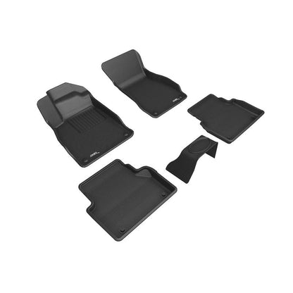 3D MAXpider KAGU 1st & 2nd Row Floormats - Black | 19-23 Audi A6/A7 / 21-24 RS6/RS7 (L1AD05401509)