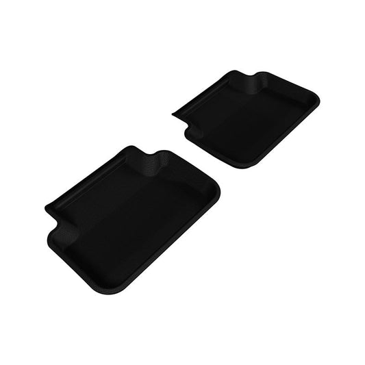 3D MAXpider KAGU 2nd Row Floormats - Black | 2009-2016 Audi A4/S4/RS4 (L1AD02721509)