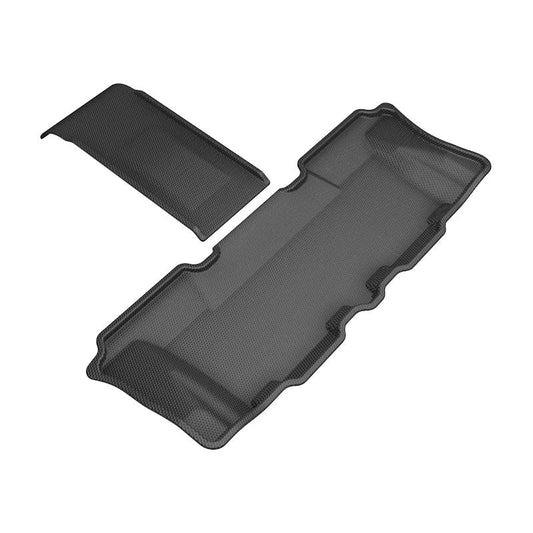 3D MAXpider KAGU 3rd Row Floormats - Black | 2013-2019 Hyundai Santa Fe/Santa Fe Xl (L1HY02831509)