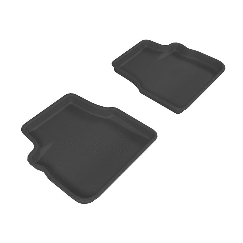 3D MAXpider KAGU 2nd Row Floormats - Black | 2009-2013 Subaru Forester/Impreza/WRX/Sti (L1SB00321509)