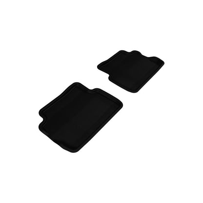 3D MAXpider KAGU 2nd Row Floormats - Black | 2008-2011 Ford Focus (L1FR01621509)