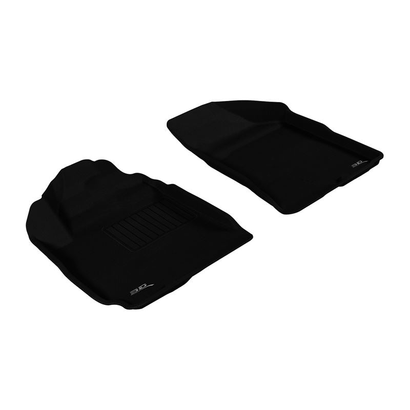 3D MAXpider KAGU 1st Row Floormat - Black | 2010-2012 Hyundai Santa Fe (L1HY04011509)