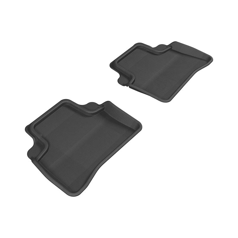 3D MAXpider KAGU 2nd Row Floormats - Black | 2010-2016 Mercedes-Benz E-Class W212 (L1MB05721509)