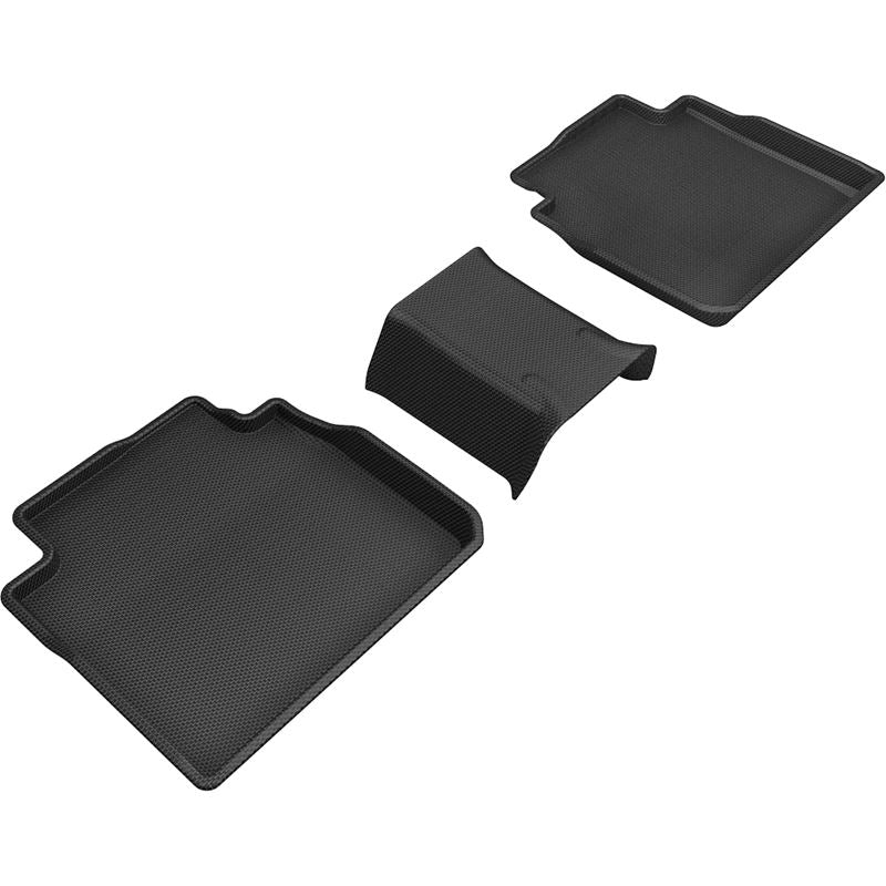 3D MAXpider KAGU 2nd Row Floormats - Black | 2019-2020 Toyota/Lexus Avalon/Es (L1TY24521509)