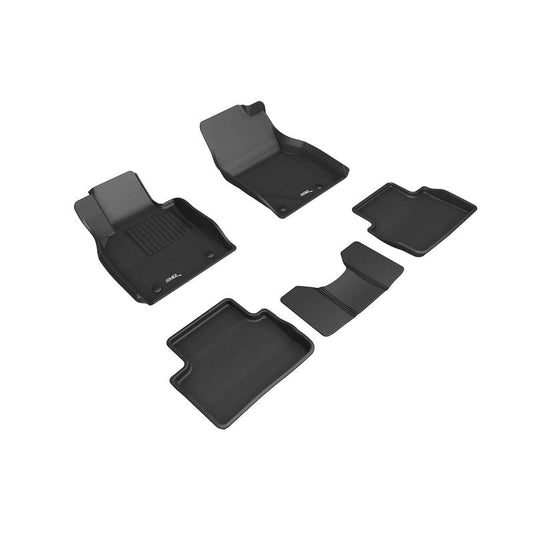 3D MAXpider KAGU 1st & 2nd Row Floormat - Black | 19-21 Mazda 3 / CX-30 (L1MZ06701509)