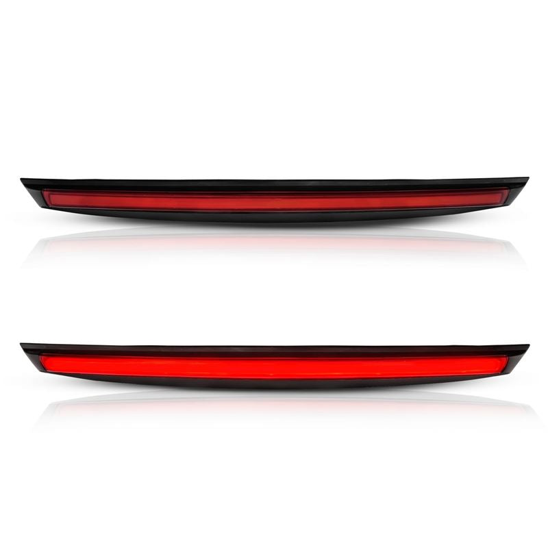 ANZO Third Brake Light Assembly LED Red Lens Black Housing w/ Spoiler | Chevrolet Suburban 1500 (07-14) (531110)