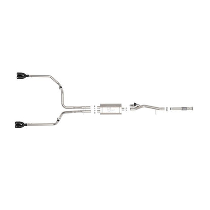 aFe Power Gemini XV Cat-Back Exhaust System for 2019-2022 Chevrolet Silverado 1500(49-34139-B)