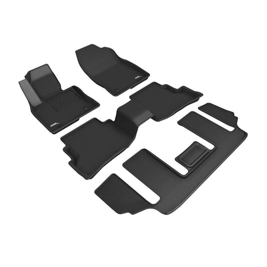 3D MAXpider KAGU Black R1 R2 R3 | 20-23 Mazda Cx-9 6-Seat With R2 Console (L1MZ07401509)