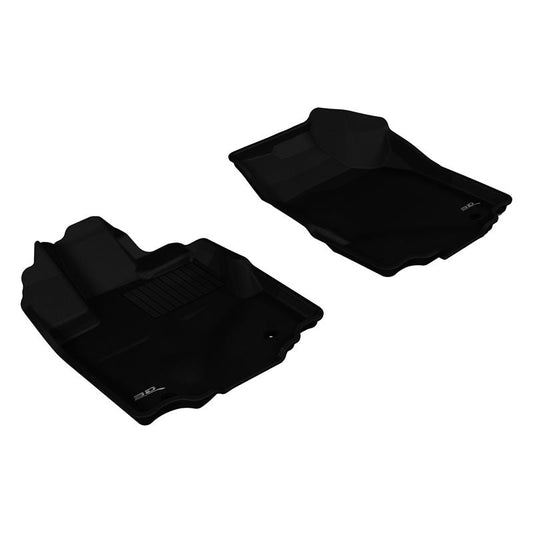 3D MAXpider KAGU 1st Row Floormat - Black | 2006-2014 Honda Ridgeline (L1HD03911509)