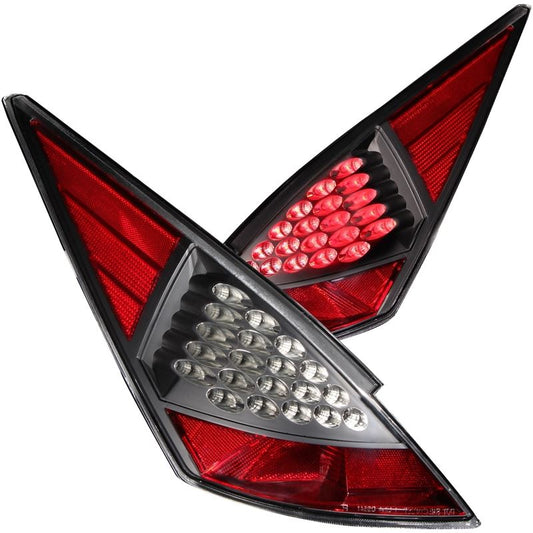 ANZO USA 2003-2005 Nissan 350Z LED Taillights Black (321099)