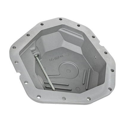 aFe Street Series Rear Differential Cover Black w/ Machined Fins w/ Gear Oil (46-70380)