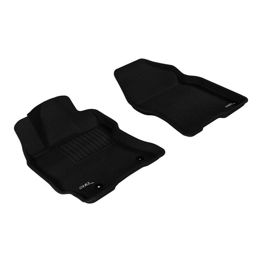 3D MAXpider KAGU 1st Row Floormat - Black | 2004-2009 Toyota Prius (L1TY14511509)
