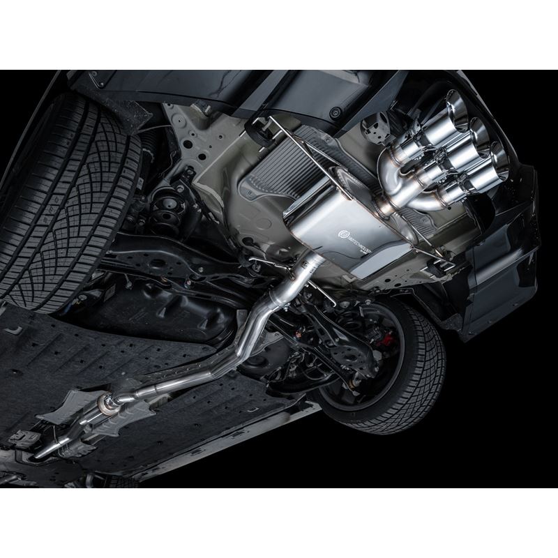 AWE Tuning Touring Edition Exhaust w/ Triple Chrome Silver Tips for 2024 Acura Integra Type S DE5 FWD (3015-52335)