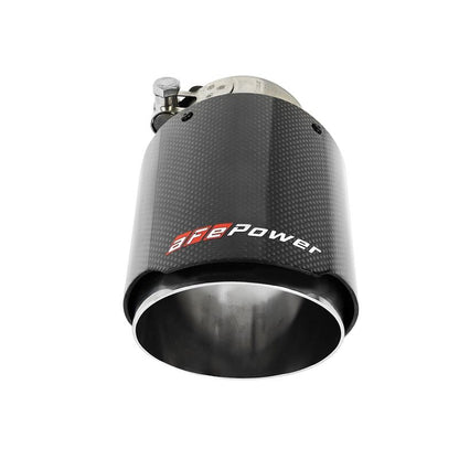 aFe MACH Force-Xp 304 Stainless Steel Clamp-on Exhaust Tip Carbon Fiber (49T25404-C07)